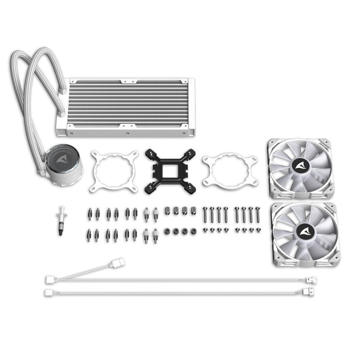 SHARKOON LIQUID COOLING S80 WHITE ARGB 240